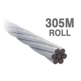 W02.0719 - ProRig 2.0mm Wire Rope 7 x 19 316G Stainless 305 metre rolls
