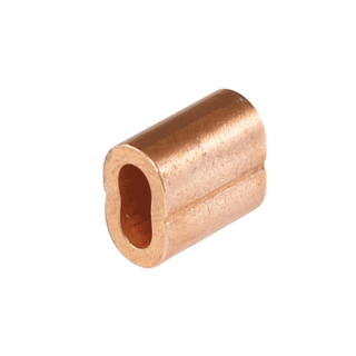 CP-164 - Clamp 6.4mm Swage Sleeves - Ferrules Copper
