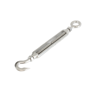 E311HE-10 - Econ 10mm Economy Turnbuckle Hook/Eye 316G Stainless Steel