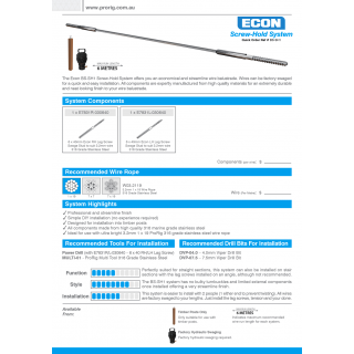 Screw Hold System