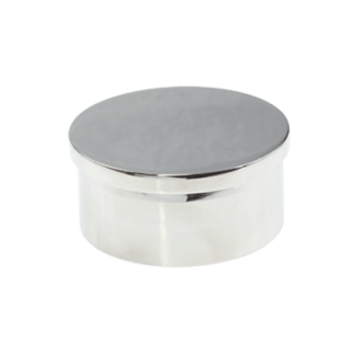 P5020-16MP - ProRail 50.8mm x 1.6mm Standard End Cap Mirror Polish 316 Grade Stainless Steel