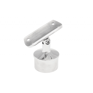 P5025R-30MP - ProRail 50.8 x 3.0mm Adjustable Saddle - Suits Round Handrail Mirror Polish 316 Grade Stainless Steel