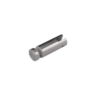 P5045-12SF 50 x 10mm Handrail Connector RHS to Glass Satin Finish