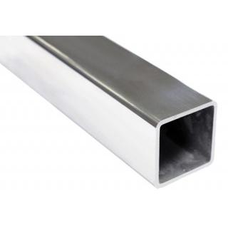 ST316-501.6MP 50.8mm x 1.6mm Square Tube Mirror Polish 316 Grade Stainless Steel Per Metre