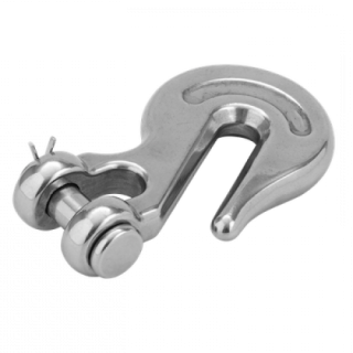 S330-103 - Grab Hook with Clevis End 106mm AISI 316