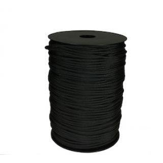 Leech Cord 5mm 200m Roll Black