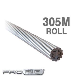 W119 1 x 19 ProRig Wire Rope AISI 316 (305 Metre Roll) - ALL SIZES