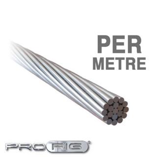 W119 1 x 19 ProRig Wire Rope 316 Grade Stainless Steel (Per Metre) - ALL SIZES