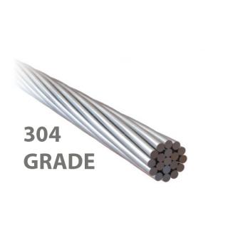 W119 1 x 19 ProRig Wire Rope AISI 304  - ALL SIZES