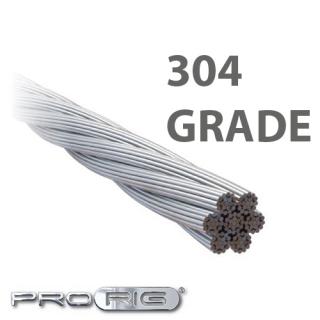 W719  7 x 19 ProRig Wire Rope AISI 304 - ALL SIZES