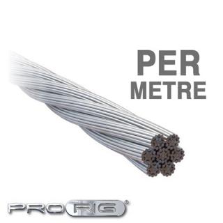 W719 7 x 19 ProRig Wire Rope AISI 316 (Per Metre) - ALL SIZES