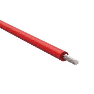 WP2.577-RD - ProRig 2.5mm Wire Rope 7 x 7 316G Stainless Red PVC Coated 305 metre rolls