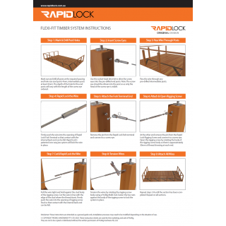 Rapidlock Flexi-Fit Instruction Sheet - Timber Posts