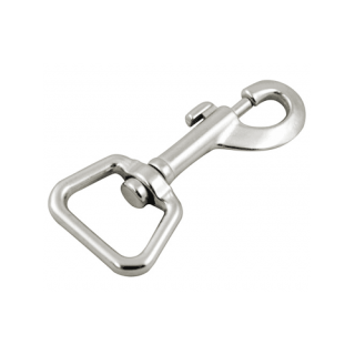 S225S-080 - ProRig 80mm Bolt Snap (Square Swivel End) 316 Grade Stainless Steel