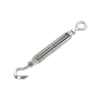 S311HE-06 - 6mm ProRig Turnbuckle Hook/Eye 316 Grade Stainless Steel