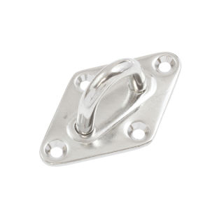 S3211-08 - ProRig 8mm Diamond Eye Plate 304 Grade Stainless Steel