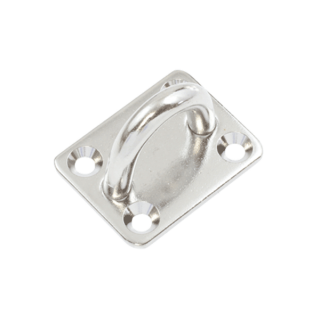S321-08 - ProRig 8mm Square Eye Plate 304 Grade Stainless Steel