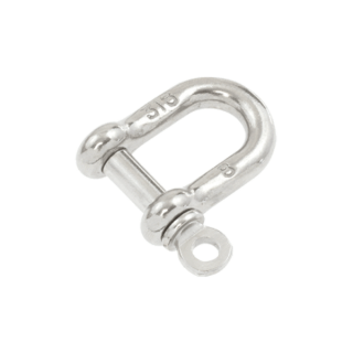 E360F-10 - Econ 10mm Forged Dee Shackle 316 Grade Stainless Steel
