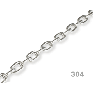 SCH304-12M - ProRig 12mm Medium Link Chain 304 Grade Stainless Steel