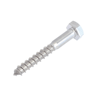 SCS-12075 - 12 x 75mm Coach Screw 316 Grade Stainless Steel
