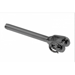 BK-S7803-0305 - 5mm Black Fork Terminal to suit 3.2mm wire 316 Grade Stainless Steel