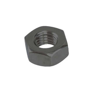 BK-SN-06 - Black Standard Hex Nut M6 - 316 Grade Stainless Steel