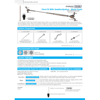 Flexi-Fit With Saddles System