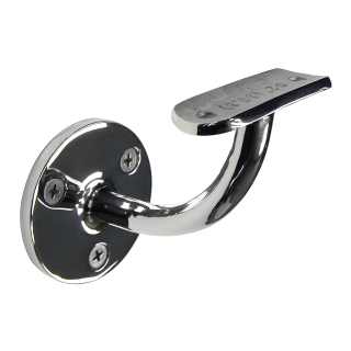 P1020R-50MP - ProRail Handrail Bracket - Suits Round Handrail Mirror Polish 316 Grade Stainless Steel