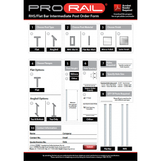 RHS - Flat Bar Interactive Order Form Download