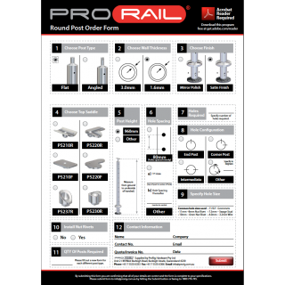 Round Post Interactive Order Form Download